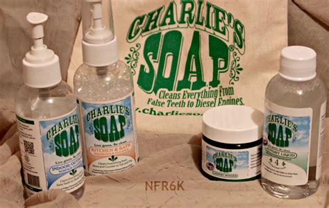 I love it for it's biodegradability, it's scent free existence, it's usa origins and customer friendly owners. Charlie's Soap Indoor/Outdoor cleaner, Kitchen/Bath ...