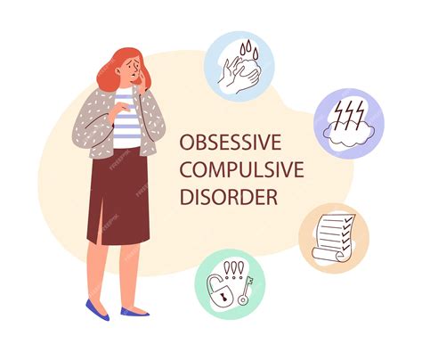 Premium Vector | Symptoms of obsessive compulsive disorder ocd syndrome