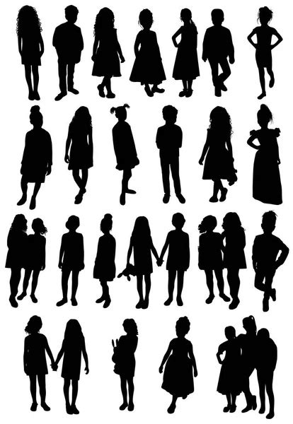 Sitting People Silhouettes Sitting People Silhouettes — Stock Vector