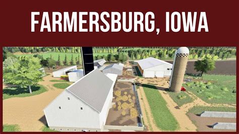 Farming Simulator 19 Map Review Farmersburg Iowa Youtube