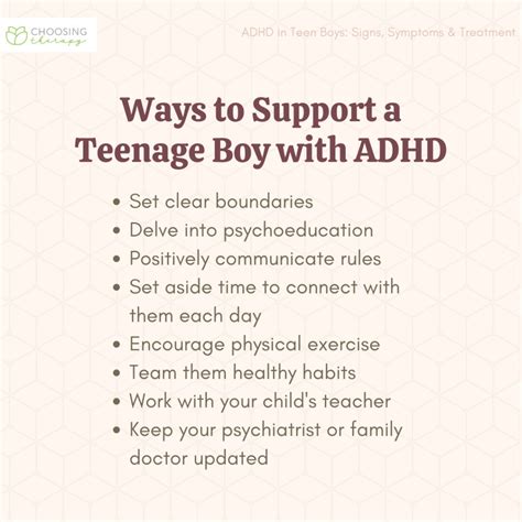Signs And Symptoms Of Adhd In Teen Boys