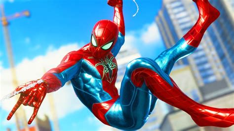 Spiderman Ps4 Spider Armour Mk Iv Suit Free Roam And Gameplay Marvels