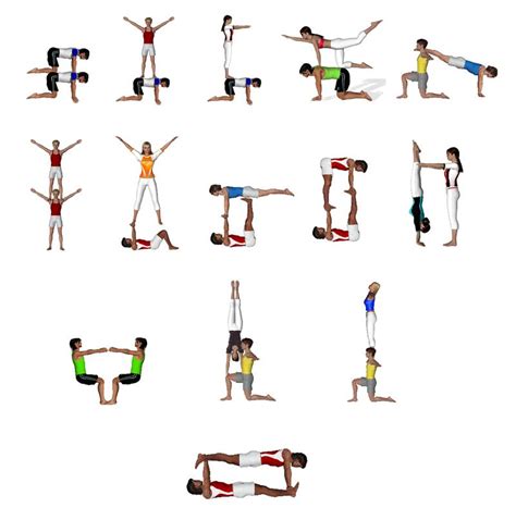 Cuanto más rápido presiones los botones, más fuertes son tus golpes. Parejas (con imágenes) | Acrosport, Yoga en parejas ...
