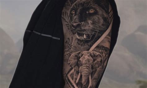Wildlife Half Sleeve Tattoos