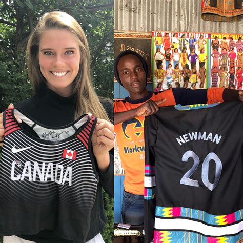Pole vaulter alysha newman is back competing this week with an eye on the 2021 olympics and history. Alysha Newman from Team Canada exchanges jerseys with ...