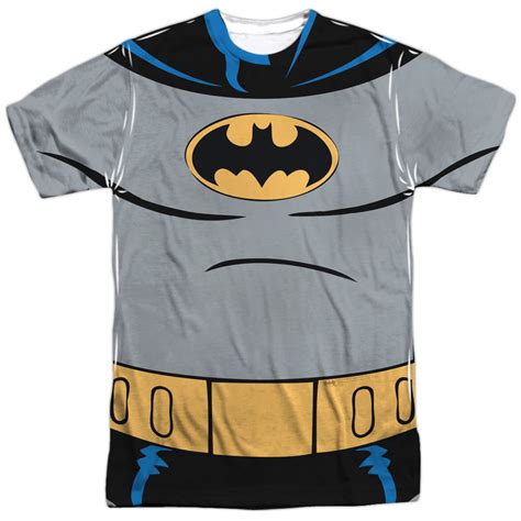 Batman The Animated Series Classic Batman Uniform Adult Front Print T