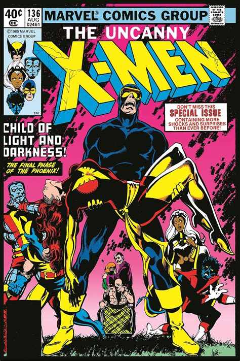 the uncanny x men 136 comic cover wall poster multiple sizes etsy