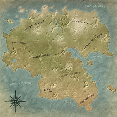 How To Create A Fantasy Map Of Your Own Fictional World Blog
