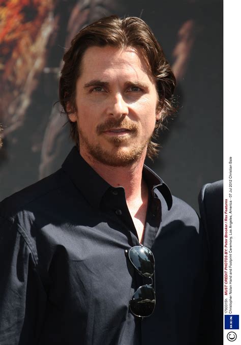 Christian Bale Batman Hair Wavy Haircut