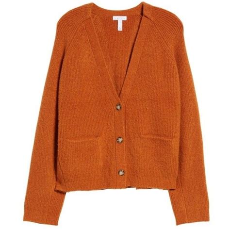 Womens Leith Cardigan Sweater 75 Liked On Polyvore Featuring Tops