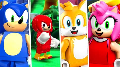 Sonic Superstars All Lego Outfits Lego Fun Pack Dlc Youtube