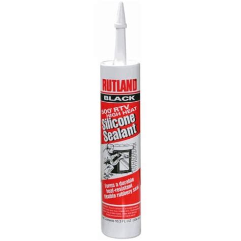 Rutland 500°f Rtv High Heat Silicone Sealant Black 103 Fl Oz Pick