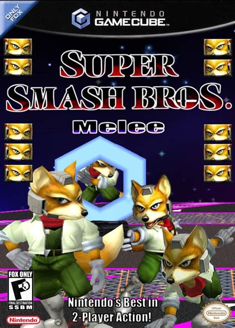 Melee Custom Melee Box Art Foxfd This Time Smashbros