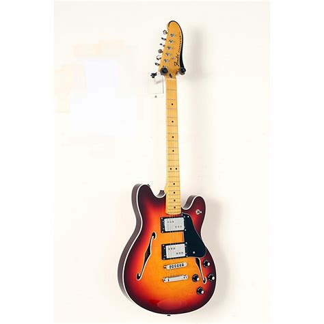 Fender Starcaster Semi Hollowbody Electric Guitar Aged Cherry Burst