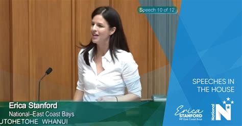 Erica Stanford Mp Speeches In The House