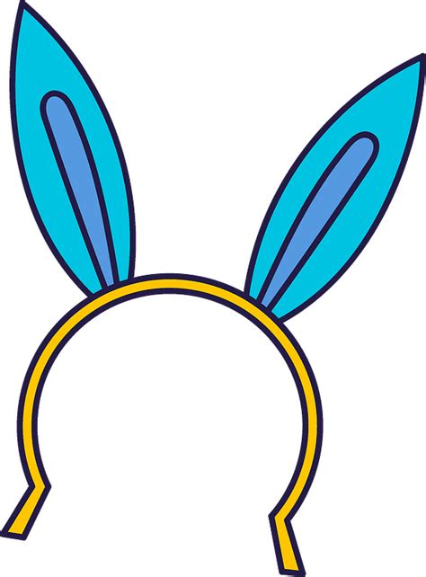 Download Bunny Ears Headband Clipart Blue Bunny Ears Clipart Png