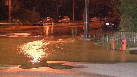 Water Main Break Floods East Mount Airy Road 6abc Philadelphia