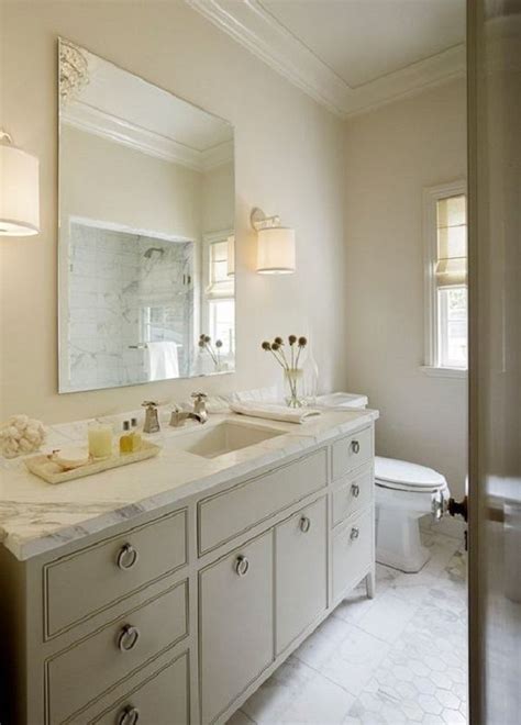 Transitional Bathroom With Beige Walls My Decorating Tips
