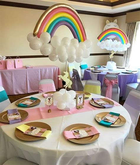 Decoração De Festa Infantil De Unicórnio Little Pony Birthday Party