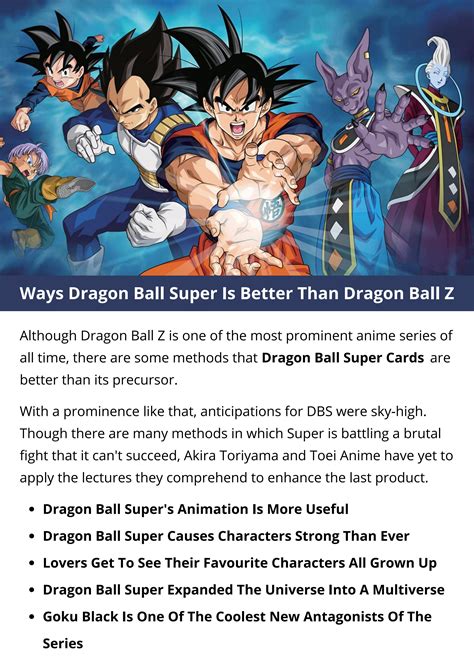 Ways Dragon Ball Super Is Better Than Dragon Ball Z By Jonesashley Issuu