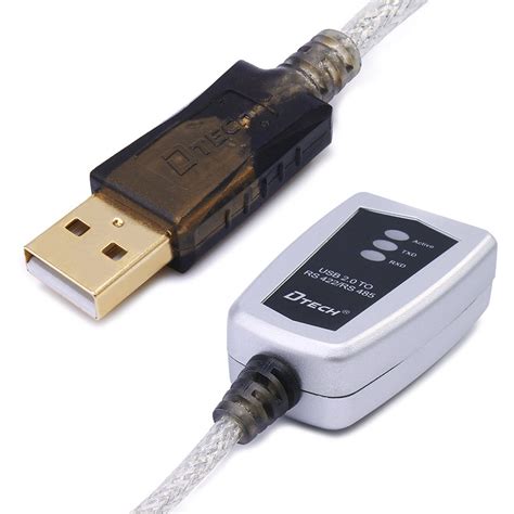 Dtech 16 Feet Usb To Rs422 Rs485 Serial Port Converter Adapter Cable With Ftdi Chip Supports