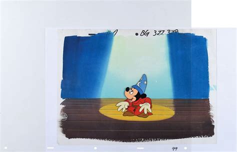 Mickey Mouse Production Cel From The 60th Academy Awards