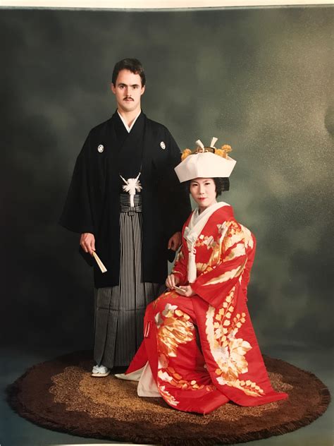 My Parents In The 80s In Their Traditional Japanese Marriage Portait