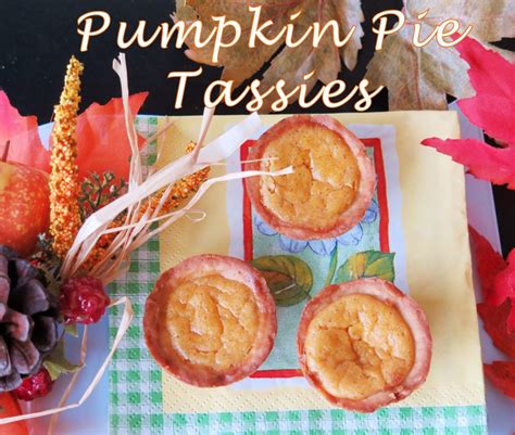Pumpkin Pie Tassies Pumpkinweek Giveaway