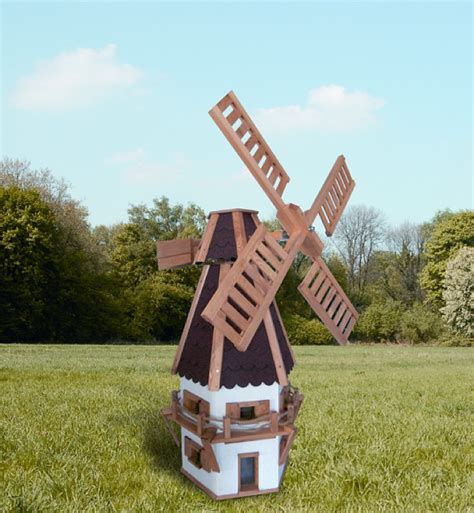 Weitere ideen zu windmühle, garten, gartenwindmühle. Windmühle PROMADINO «Jever» Holzwindmühle ...