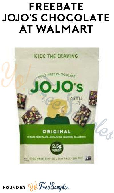 Freebate Jojos Chocolate At Walmart Ibotta Required Chocolate Jojo Walmart