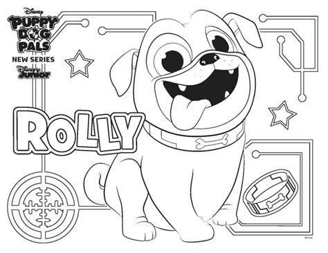 Puppy dog pals captain dog coloring page rainbow playhouse. Puppy Dog Pals Coloring Pages To Print
