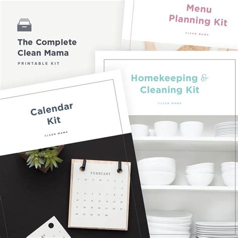 The Complete Clean Mama Printable Kit Clean Mama Laundry Scent