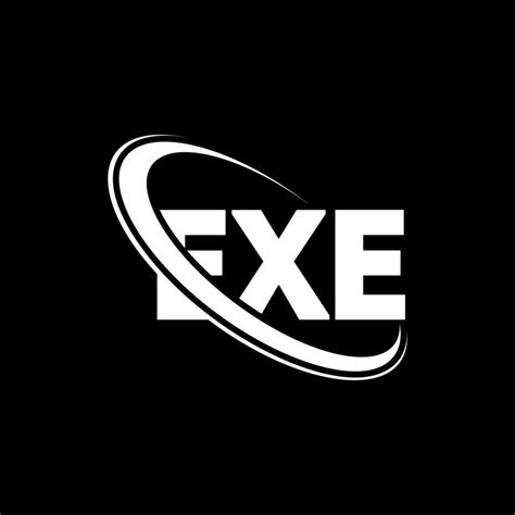 Exe Logo Exe Letter Exe Letter Logo Design Initials Exe Logo Linked