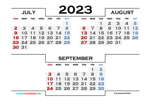 August To September 2023 Calendar Template With Notes