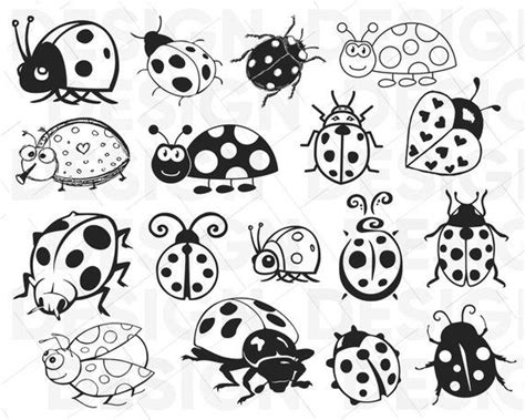Ladybug Svg Lady Bug Svg Beetle Svg Ladybug Clipart Ladybug Dxf