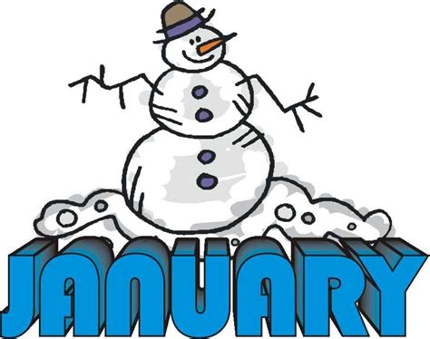 January Month Clipart Free Clip Art Image Image