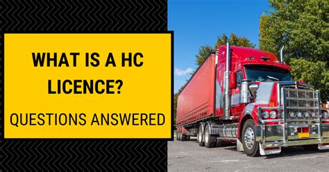 What Is A HC Licence Everything You Need To Know
