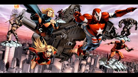 Dark Avengers Hd Wallpaper Anime Wallpaper Better