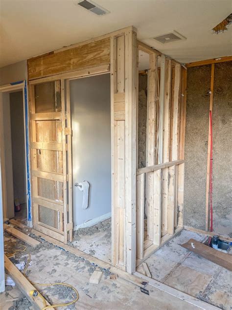 Master Bathroom Remodel Update Demo Framing Plumbing Electrical