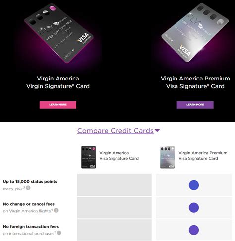 Us visa signature ® apply for an alaska airlines us visa signature credit card this indicates a link to an external site that may not follow the same accessibility or privacy policies as alaska airlines. I Downgraded to the Virgin America Visa Signature Credit Card