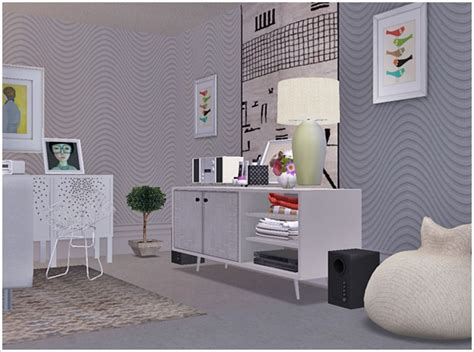 White Bedroom And Paintings Sims 2 White Bedroom Void Loft Bed
