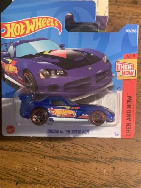 Hot Wheels Dodge Viper Srt10 Acr New On Short Card Hw Then And Now 910