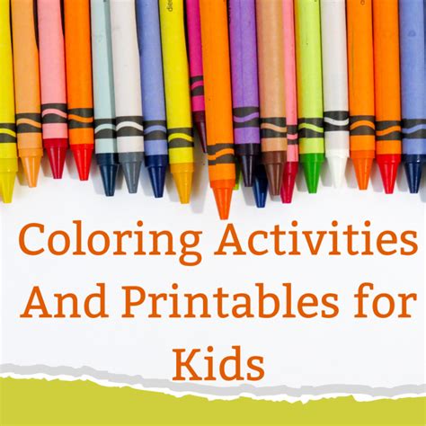32 Coloring Activities For Kids Shop With Me Mama