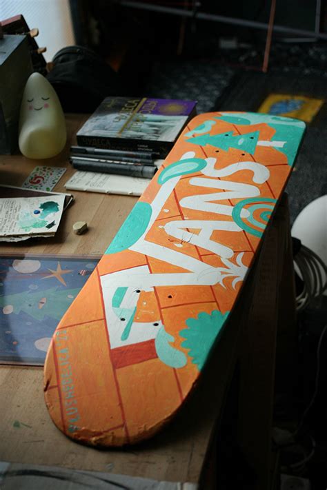 Custom Vans Skateboard Deck On Behance