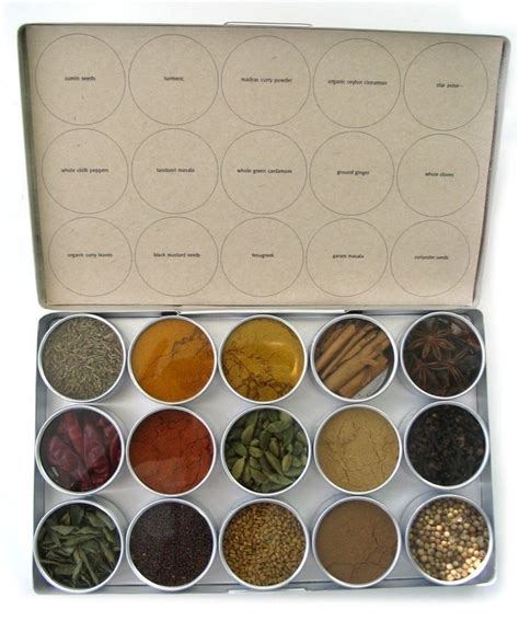 Indian Spice Kit Set Of 15 Recipes Included The Flavors Of India