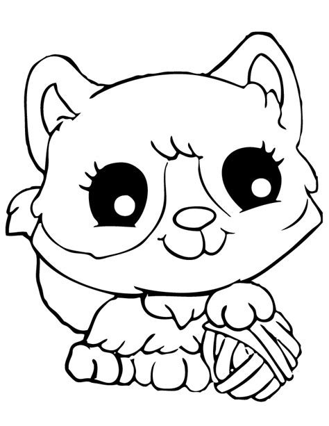 Glamorous kitten coloring pages printable to fancy kitten coloring. Kitten Coloring Pages - Best Coloring Pages For Kids