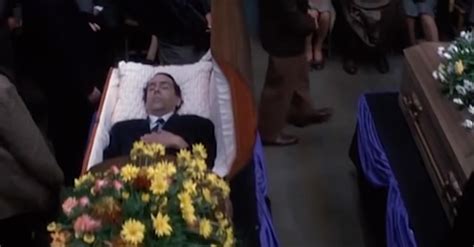 In Hoffa 1992 There Is A Funeral Scene With An Overhead Shot Of