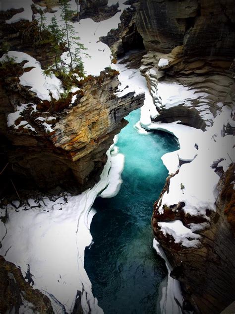 Athabasca Falls In Alberta Canada First Picture Submission Took This