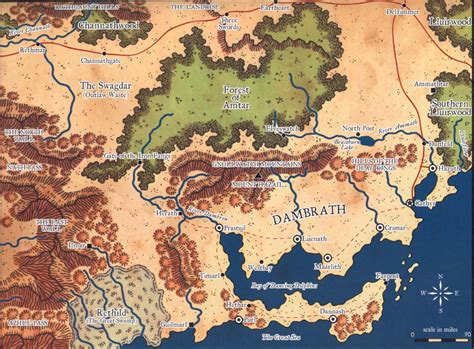 Dd Forgotten Realms World Map World Map Atlas