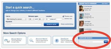 Echo 'incorrect username and/or password, dumbass!'; How to do a Match.com Search by Name or Username - The ...